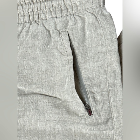 Athleta Retreat Coral Linen Wide Leg Pant - Picture 4 of 7